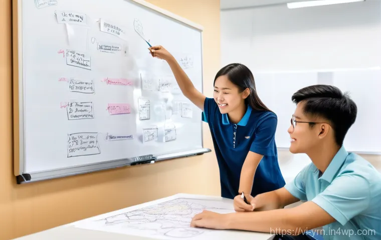 백지 학습법의 심리적 장애물 극복하기 - A bright and serene image of a young Vietnamese female student, around 17 years old, sitting comfort... 백지 학습법의 심리적 장애물 극복하기 - A bright and serene image of a young Vietnamese female student, around 17 years old, sitting comfort...